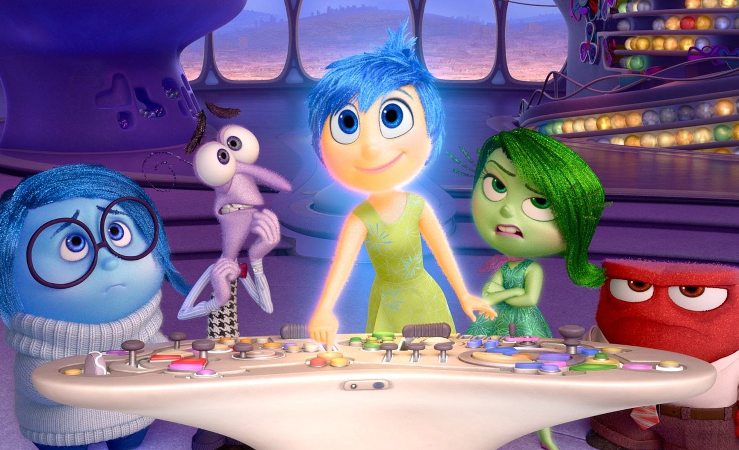 A highly sensitive person watches an animated movie with their family.